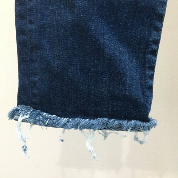 NWT DL1961 Ravine Wash Smart Denim MARA Straight Ankle Fray Hem Distressed Jeans - Picture 10 of 14